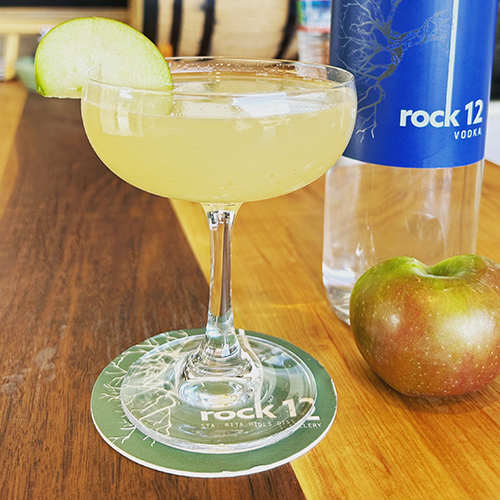 Rock 12 Craft Vodka, Apple Press