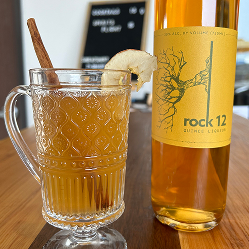 Rock 12 Quince Liqueur, Quince Toddy